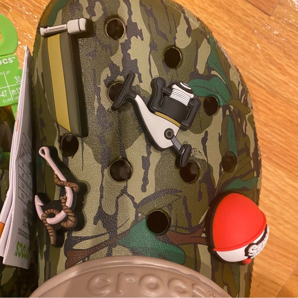 Luke Combs X Crocs Bootleggers 2022 Realtree camo clog men”s size 12 - Picture 6 of 13